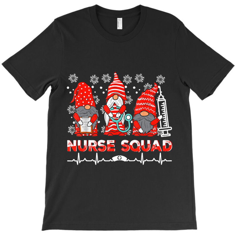 Christmas Scrub Tops Women Santa Squad Scrubs Nurse Squad T-shirt | Artistshot