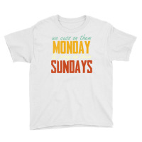 Womens We Cuss On Them Monday   Pray On Them Sundays Funny Vneck Youth Tee | Artistshot