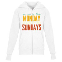 Womens We Cuss On Them Monday   Pray On Them Sundays Funny Vneck Youth Zipper Hoodie | Artistshot