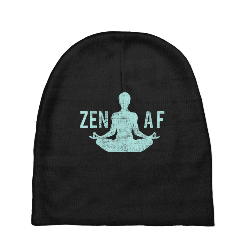 Zen Af Cute Yoga Clothes Funny Gifts Baby Beanies by DangDuy | Artistshot