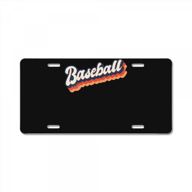 Baseball License Plate By Komodo Dragon - Artistshot