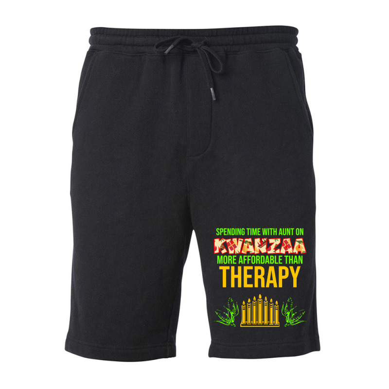 Spending Time With Aunt On Kwanzaa African Month Graphic Sweatshirt Fleece Short | Artistshot