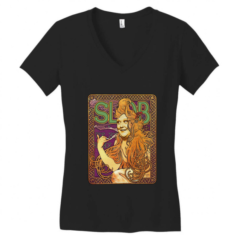 Comedy Underwater Girl Women's V-Neck T-Shirt by delagan | Artistshot