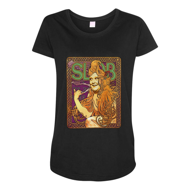 Comedy Underwater Girl Maternity Scoop Neck T-shirt by delagan | Artistshot