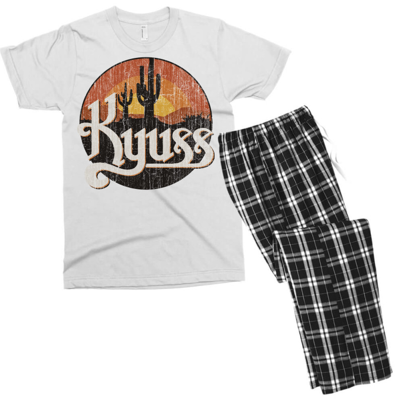 Kyuss Sunset 1987 Classic  Yellow Men's T-shirt Pajama Set | Artistshot