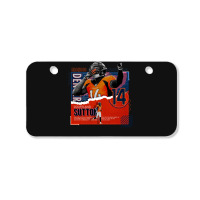 Courtland Sutton Football Paper Poster Broncos Bicycle License Plate | Artistshot