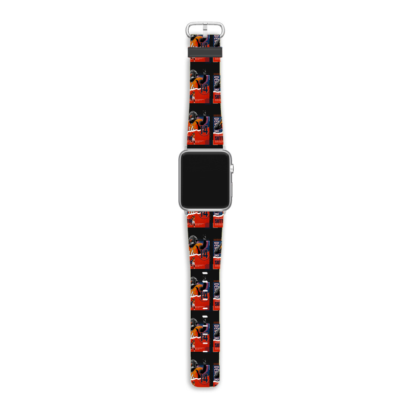 Courtland Sutton Football Paper Poster Broncos Apple Watch Band | Artistshot