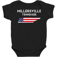 Millersville Tennessee Usa State America Travel Tennessean T Shirt Baby Bodysuit | Artistshot