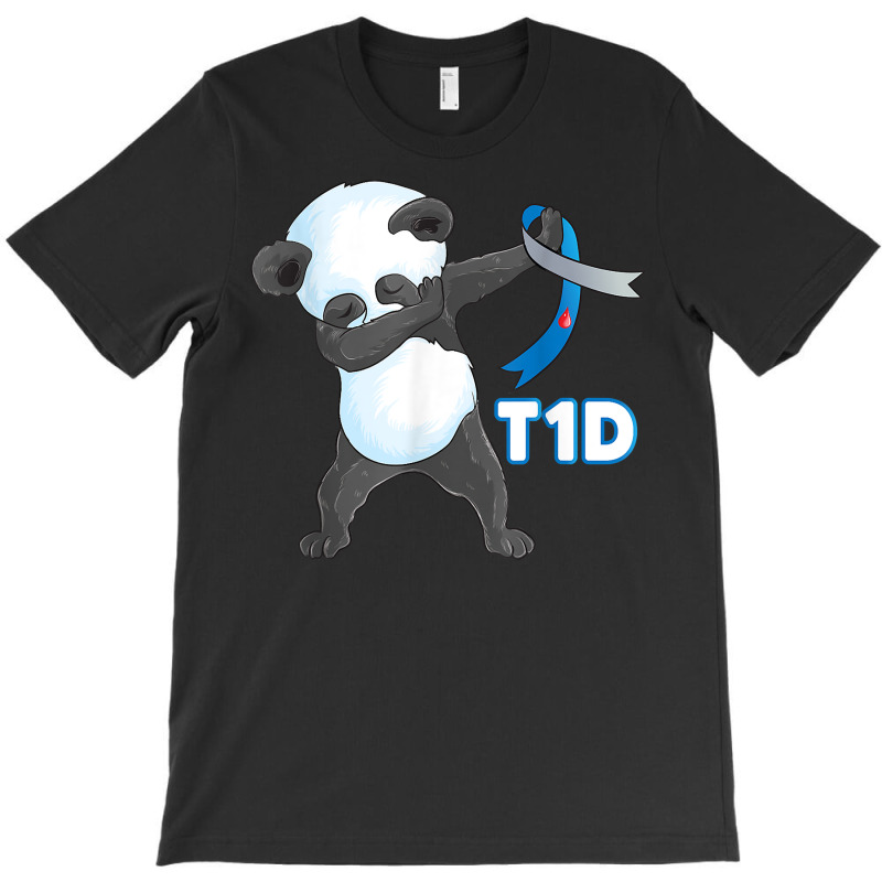 T1d Funny Cute Dabbing Panda Type 1 Diabetes Awareness T Shirt T-shirt | Artistshot