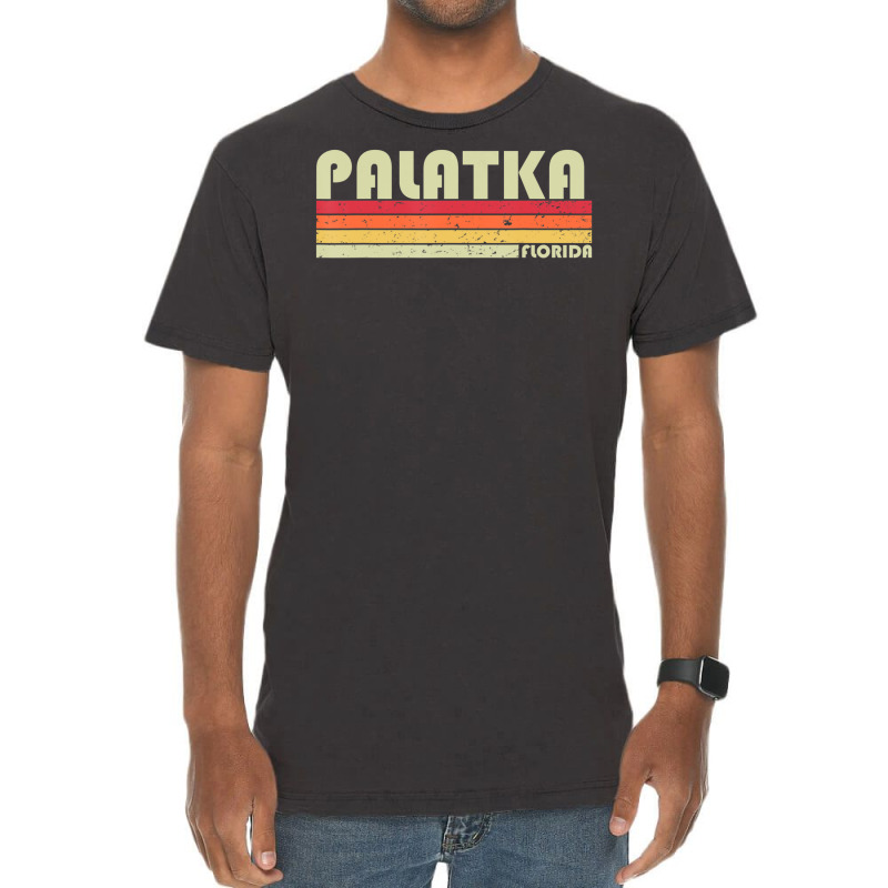 Palatka Fl Florida City Home Roots Retro 70s 80s Vintage T-Shirt by hongquangd | Artistshot