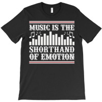 Music Is The Shorthand Of Emotion Music Lover Classic  Stars T-shirt | Artistshot