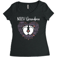 Nicu Grandma Preemie Or Nicu Grandma Women's Triblend Scoop T-shirt | Artistshot