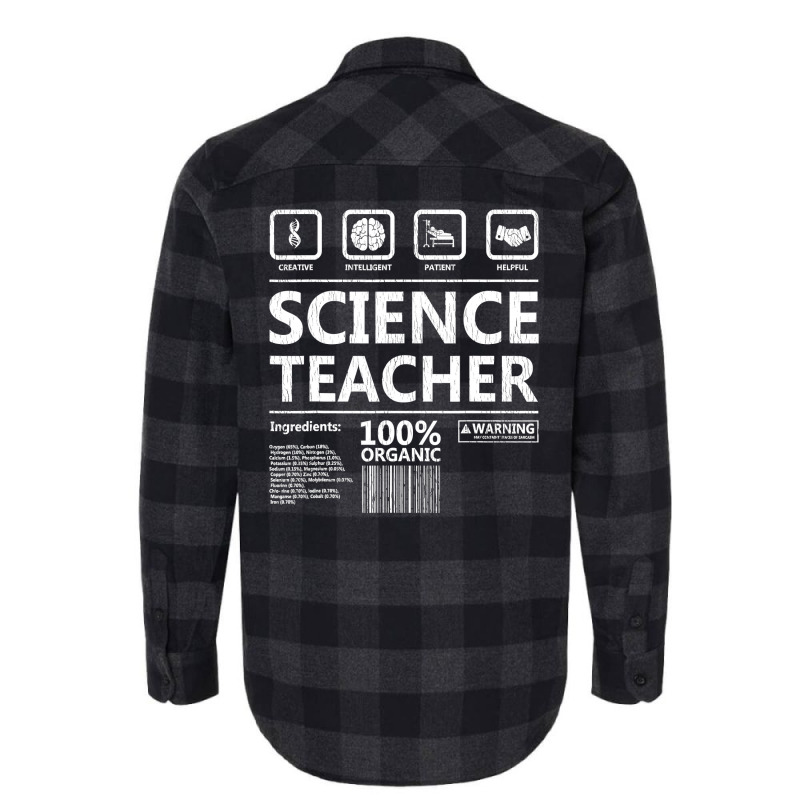 Funny Creative Intelegent Science Chemistry Biology Teacher Flannel Shirt by ElizabethAtist | Artistshot