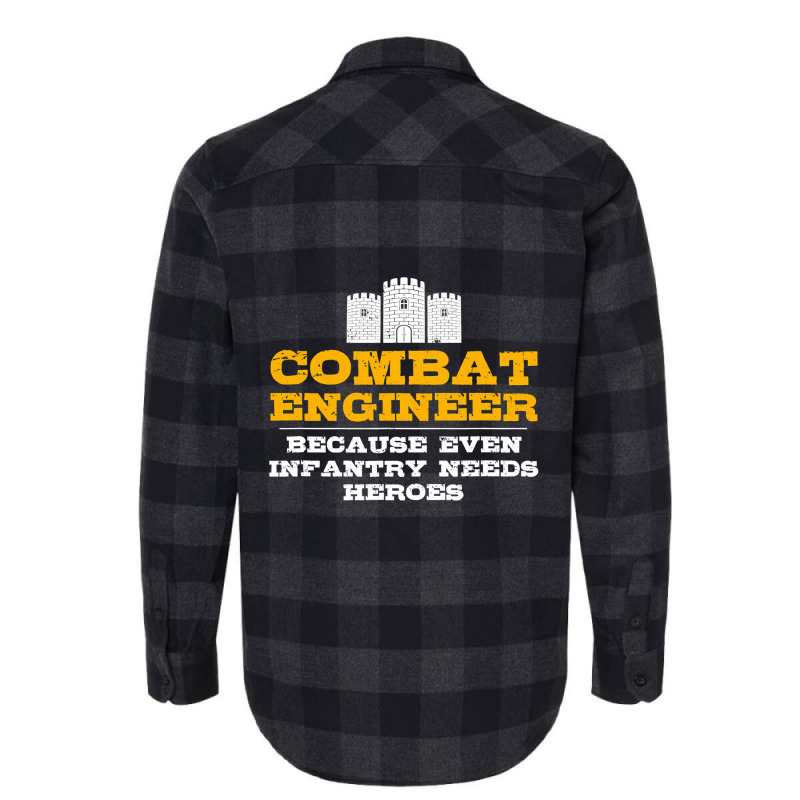 Combat Engineer  Engineer Gifts  Army Engineering Flannel Shirt by Aliceartist | Artistshot