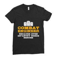 Combat Engineer  Engineer Gifts  Army Engineering Ladies Fitted T-shirt | Artistshot