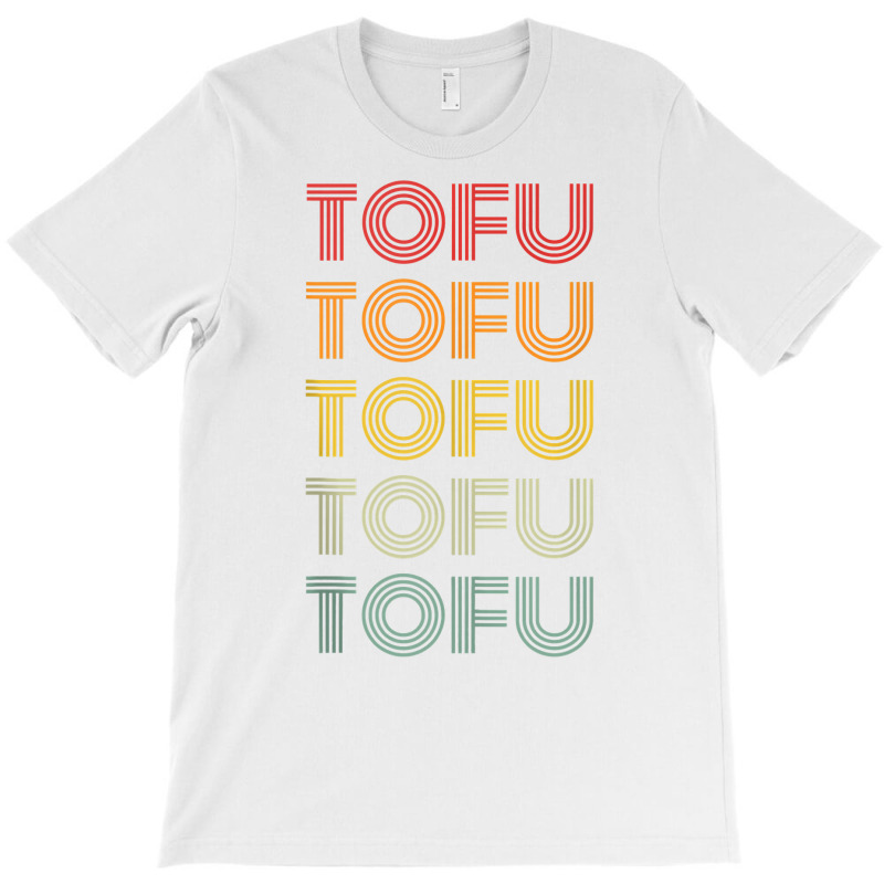 Tofu Foodie Vegetarian Retro Style World Vegan Day Tank Top T-shirt | Artistshot