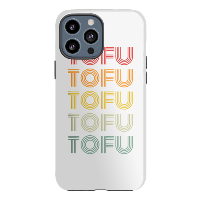 Tofu Foodie Vegetarian Retro Style World Vegan Day Tank Top Iphone 13 Pro Max Case | Artistshot