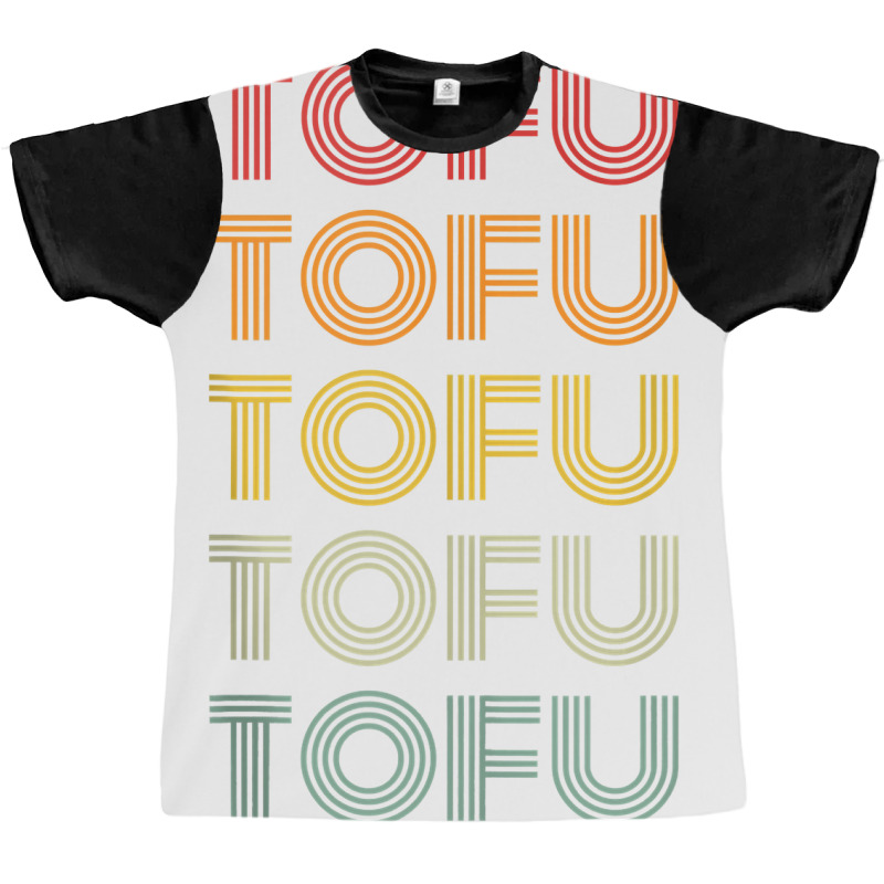 Tofu Foodie Vegetarian Retro Style World Vegan Day Tank Top Graphic T-shirt | Artistshot