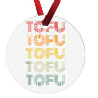 Tofu Foodie Vegetarian Retro Style World Vegan Day Tank Top Ornament | Artistshot