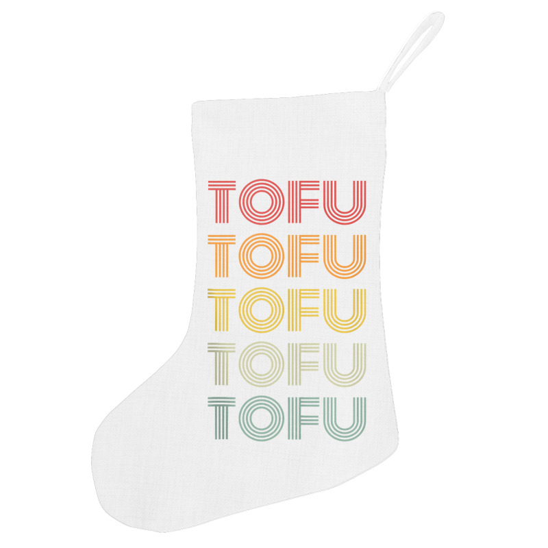 Tofu Foodie Vegetarian Retro Style World Vegan Day Tank Top Holiday Stocking | Artistshot