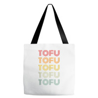 Tofu Foodie Vegetarian Retro Style World Vegan Day Tank Top Tote Bags | Artistshot