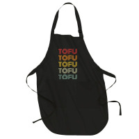 Tofu Foodie Vegetarian Retro Style World Vegan Day Tank Top Full-length Apron | Artistshot