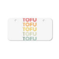 Tofu Foodie Vegetarian Retro Style World Vegan Day Tank Top Bicycle License Plate | Artistshot