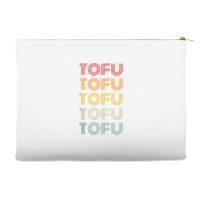 Tofu Foodie Vegetarian Retro Style World Vegan Day Tank Top Accessory Pouches | Artistshot