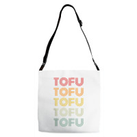 Tofu Foodie Vegetarian Retro Style World Vegan Day Tank Top Adjustable Strap Totes | Artistshot