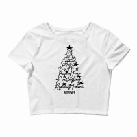 Names Of Jesus Christmas Tree Christmas Pajama Family Crop Top | Artistshot