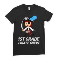 Funny Cute 1st Grade Pirate Halloween Ladies Fitted T-shirt | Artistshot