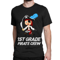 Funny Cute 1st Grade Pirate Halloween Classic T-shirt | Artistshot