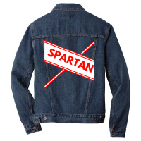 Spartan Cheerleader Easy Halloween Costume Design Men Denim Jacket | Artistshot