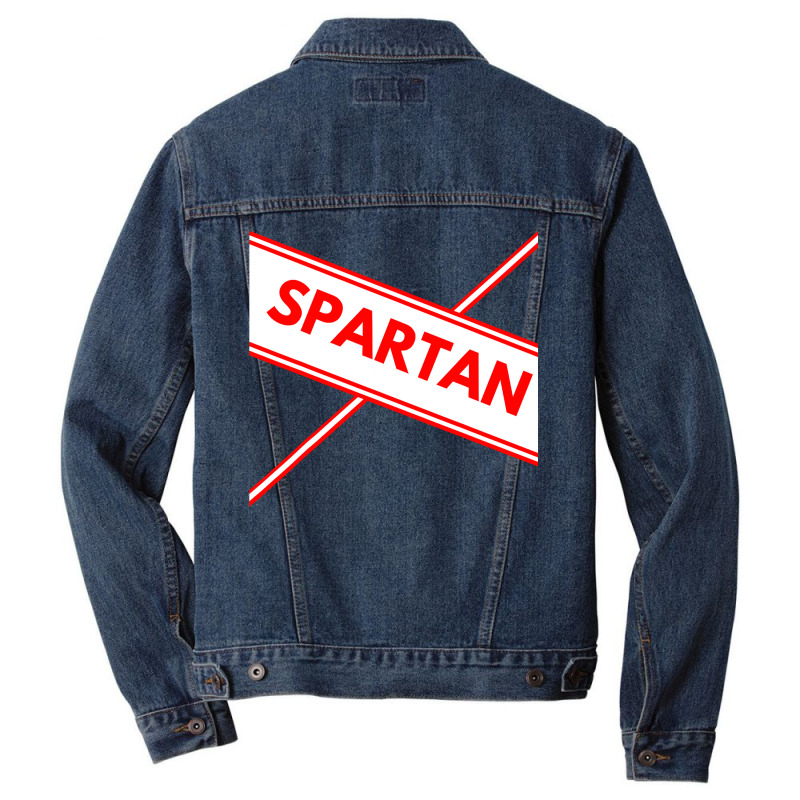 Spartan Cheerleader Easy Halloween Costume Design Men Denim Jacket | Artistshot