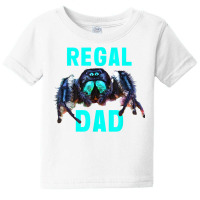 Regal Jumping Spider Dad Spooder Dad Fathers Day Pet Spider T Shirt Baby Tee | Artistshot