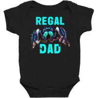 Regal Jumping Spider Dad Spooder Dad Fathers Day Pet Spider T Shirt Baby Bodysuit | Artistshot