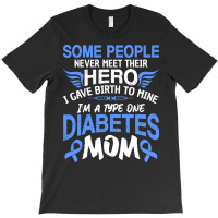 Type 1 Diabetes Mom Mother T1d Diabetic Awareness Women Pullover Hoodi T-shirt | Artistshot