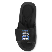 Type 1 Diabetes Mom Mother T1d Diabetic Awareness Women Pullover Hoodi Slide Sandal | Artistshot