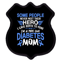 Type 1 Diabetes Mom Mother T1d Diabetic Awareness Women Pullover Hoodi Shield Patch | Artistshot