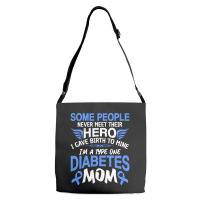 Type 1 Diabetes Mom Mother T1d Diabetic Awareness Women Pullover Hoodi Adjustable Strap Totes | Artistshot