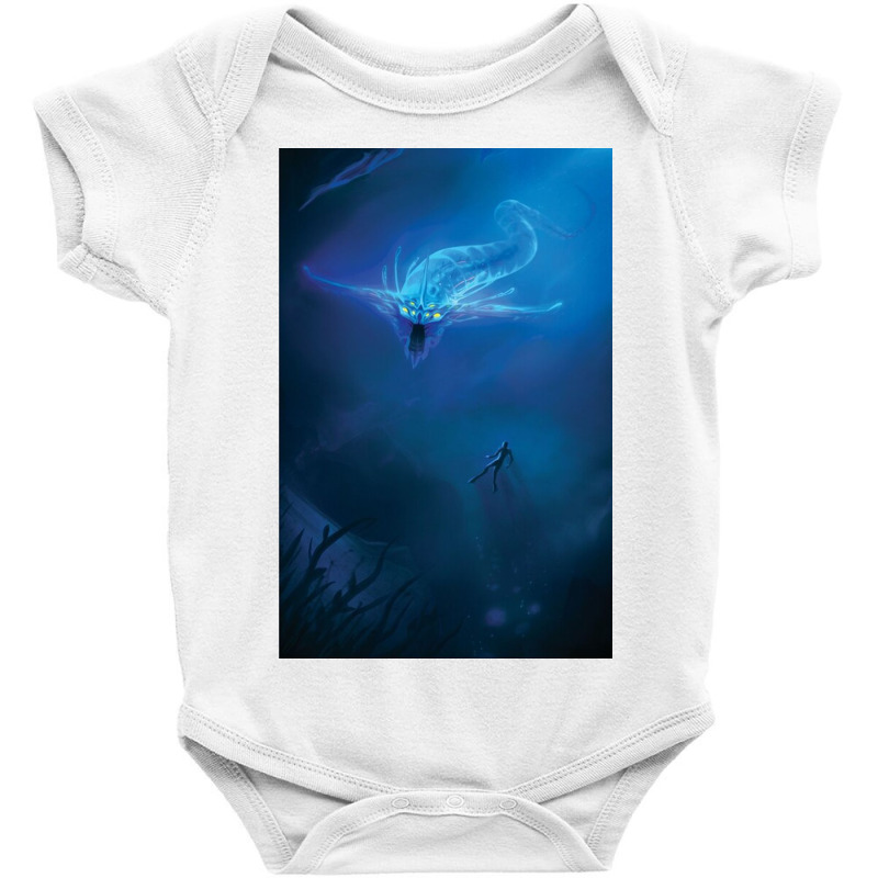 Subnautica Ghost Leviathan Baby Bodysuit by richardfidler | Artistshot