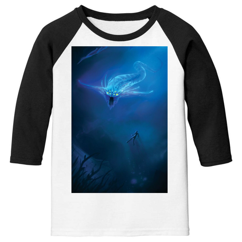 Subnautica Ghost Leviathan Youth 3/4 Sleeve by richardfidler | Artistshot