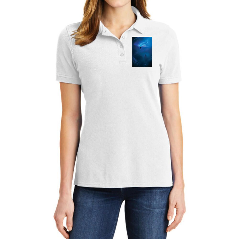 Subnautica Ghost Leviathan Ladies Polo Shirt by richardfidler | Artistshot