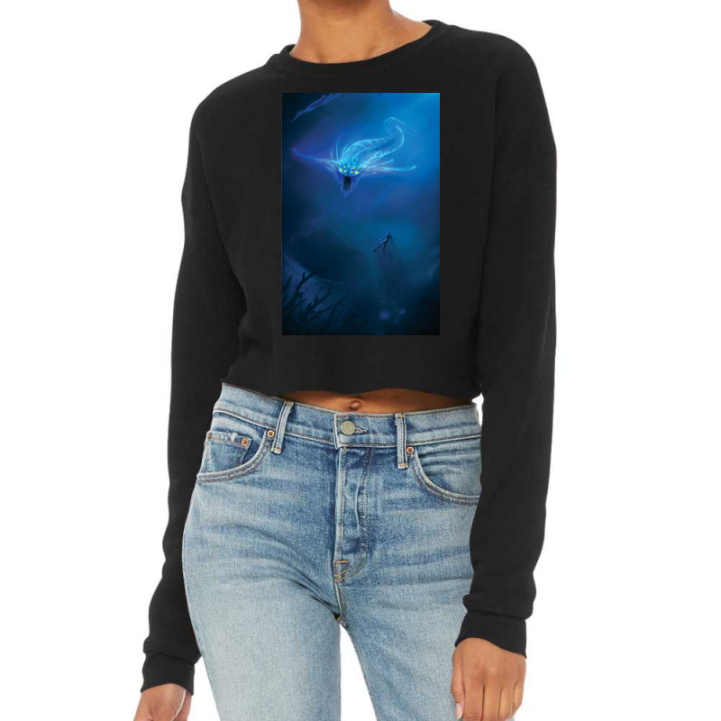 Subnautica Ghost Leviathan Cropped Sweater by richardfidler | Artistshot