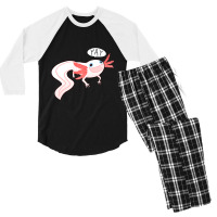 Axolotl-yl2ka Men's 3/4 Sleeve Pajama Set | Artistshot