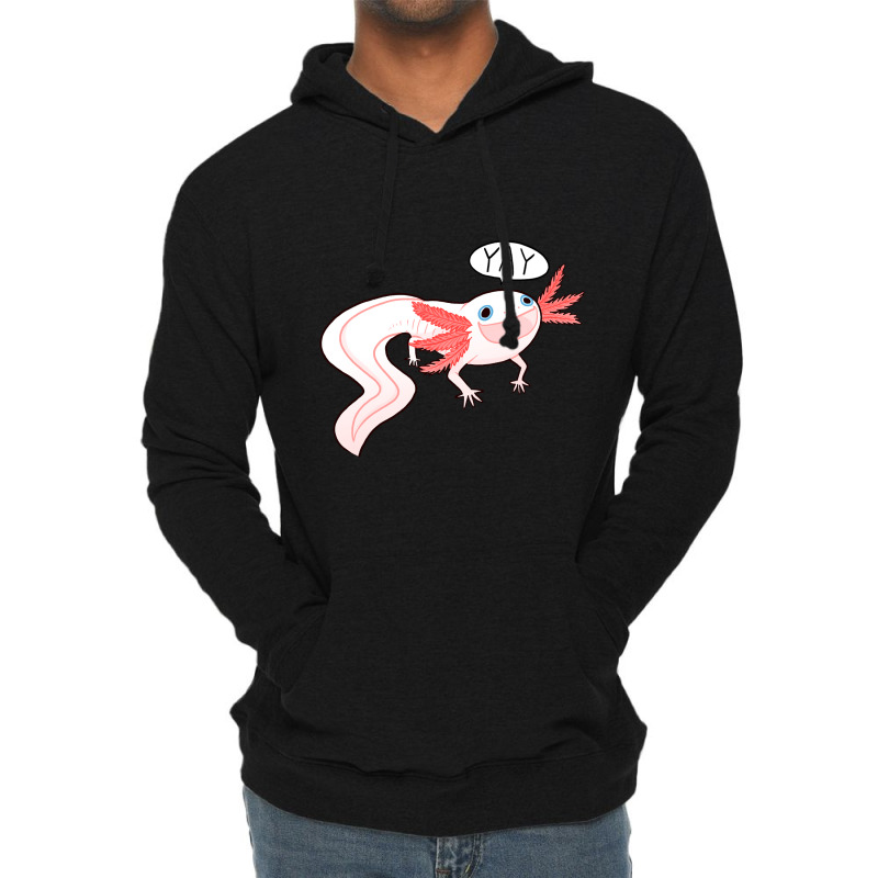 Axolotl-yl2ka Lightweight Hoodie by Min09 | Artistshot