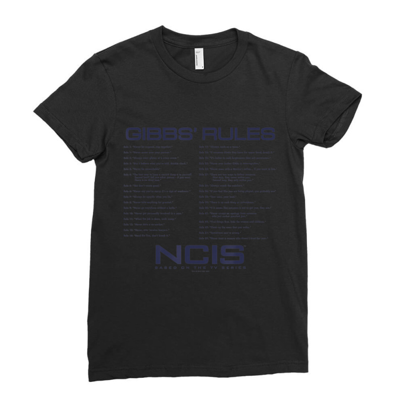 Ncis Gibbs Rules Ladies Fitted T-Shirt by rastyrocl | Artistshot