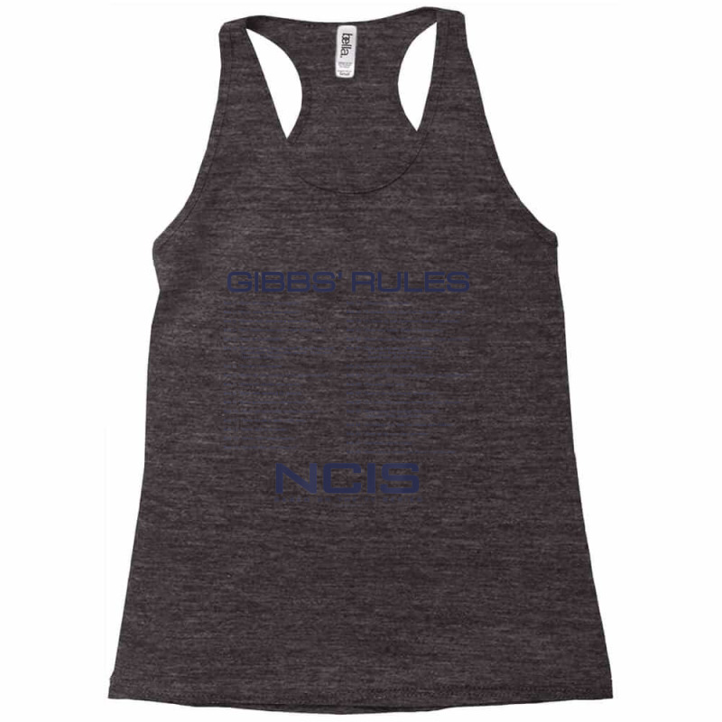 Ncis Gibbs Rules Racerback Tank by rastyrocl | Artistshot