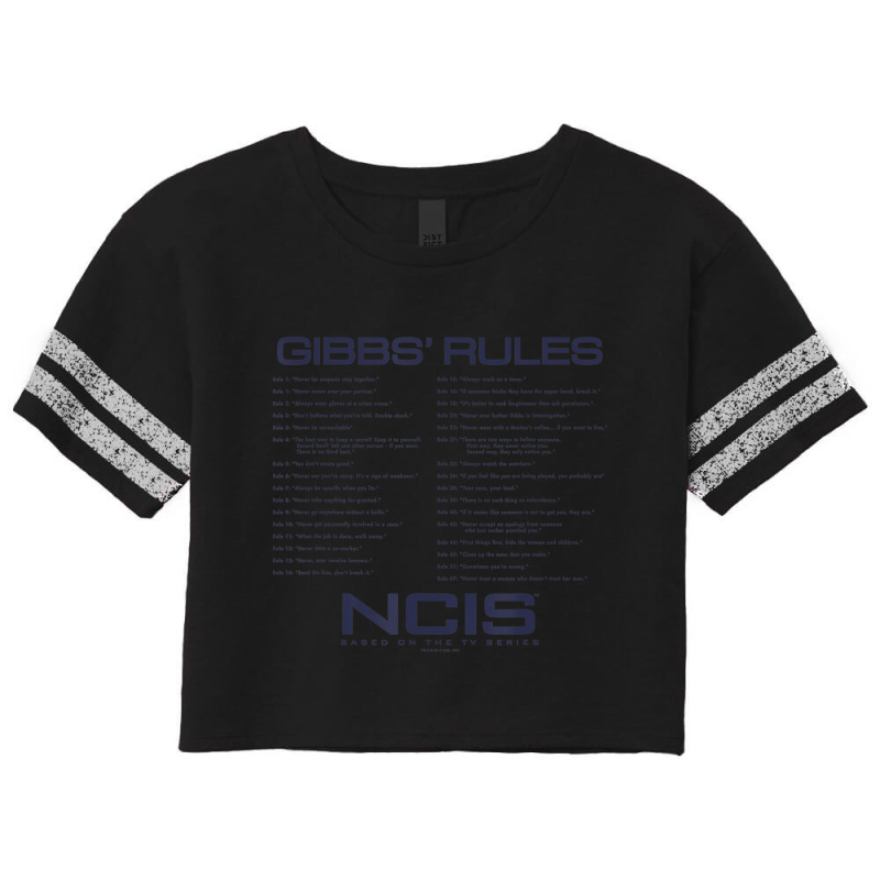 Ncis Gibbs Rules Scorecard Crop Tee by rastyrocl | Artistshot