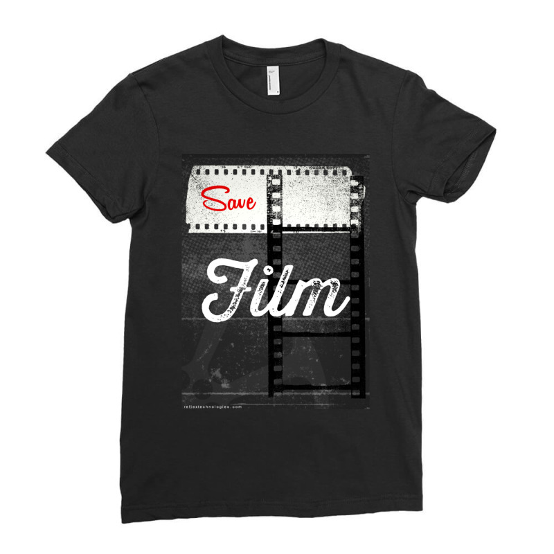 Save Film Ladies Fitted T-Shirt by KarrieLBreuer | Artistshot